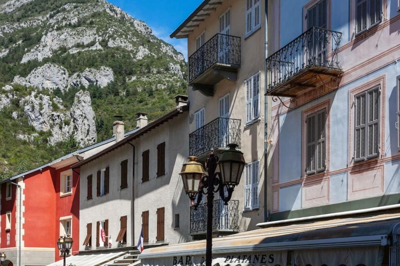 Sunny 1-Bed Apartment In Lovely Mountain Village La Brigue Buitenkant foto
